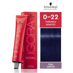Igora Royal Özel Seriler 0-22 Turuncu Azaltıcı Saç Boyası 60ml