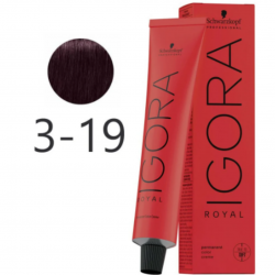Permanent Dye Igora Royal 3-19 Dark Brown Ash Violet 60 ml