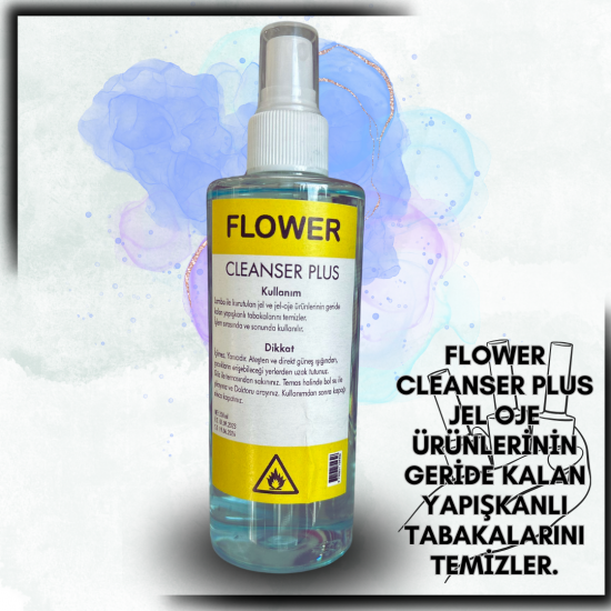 FLOWER CLEANSER PLUS JEL-OJE YAPIŞKANLI TABAKALARI TEMİZLER