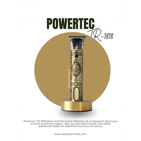 Powertec Sakal ve Ense Çizme Makinesi  Tr-1818