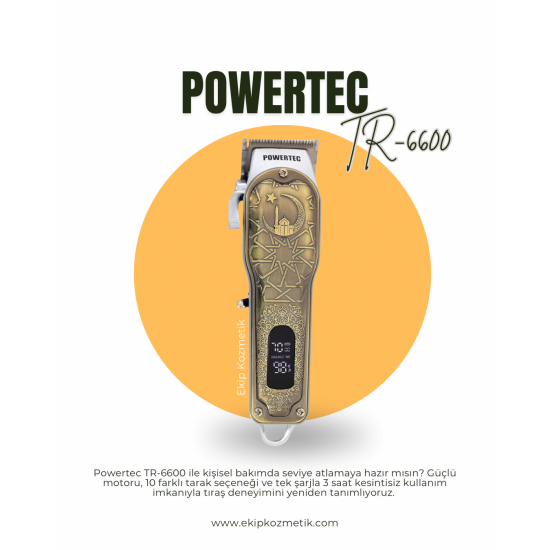 Powertec Saç ve Sakal Makinesi TR-6600 