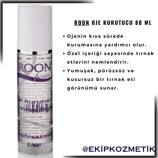 Roon Form Express Dryer Likit Oje Kurutucu 180 ml