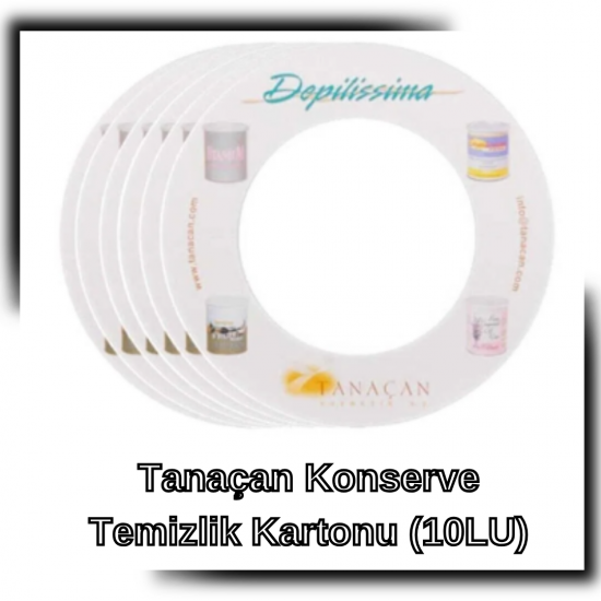 Tanaçan Konserve Temizlik Kartonu (10LU)