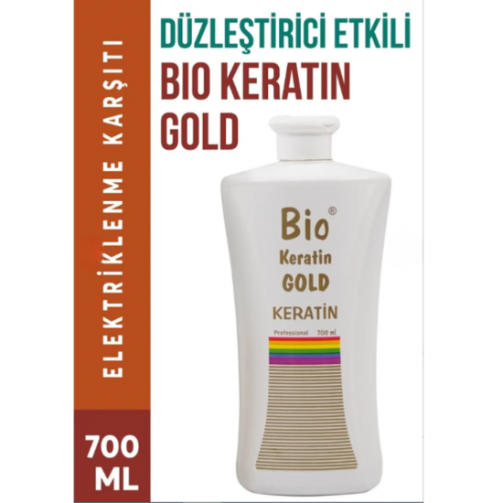 Bio Keratin Gold Gold Brezilya Fönü Keratini 700 ml