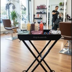 Katlanır Kuaför Servis Sehpası