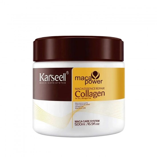 Karseell Maca Collagen Yıpranmış Saçlar İçin Onarıcı Saç Maskesi 500 ml